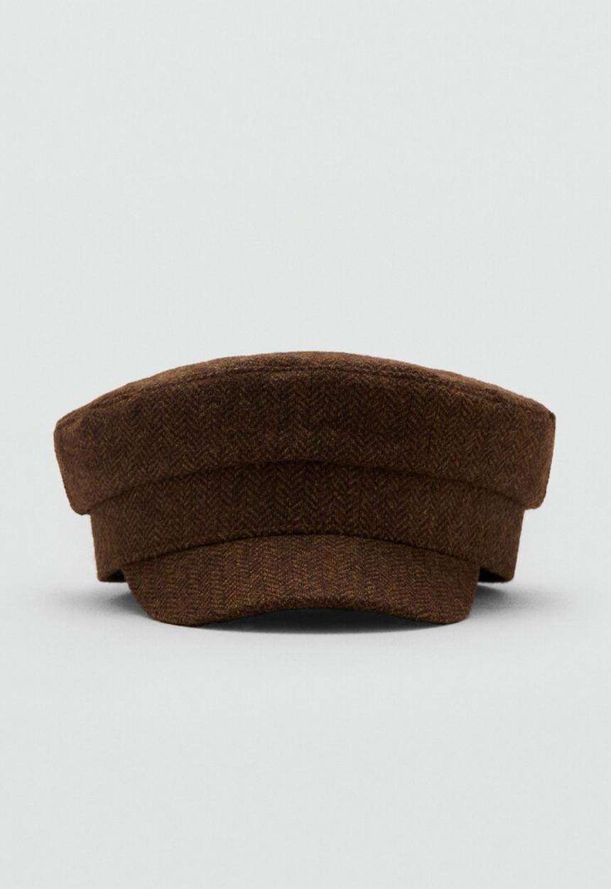 MANGO - Nelfm cap - brown