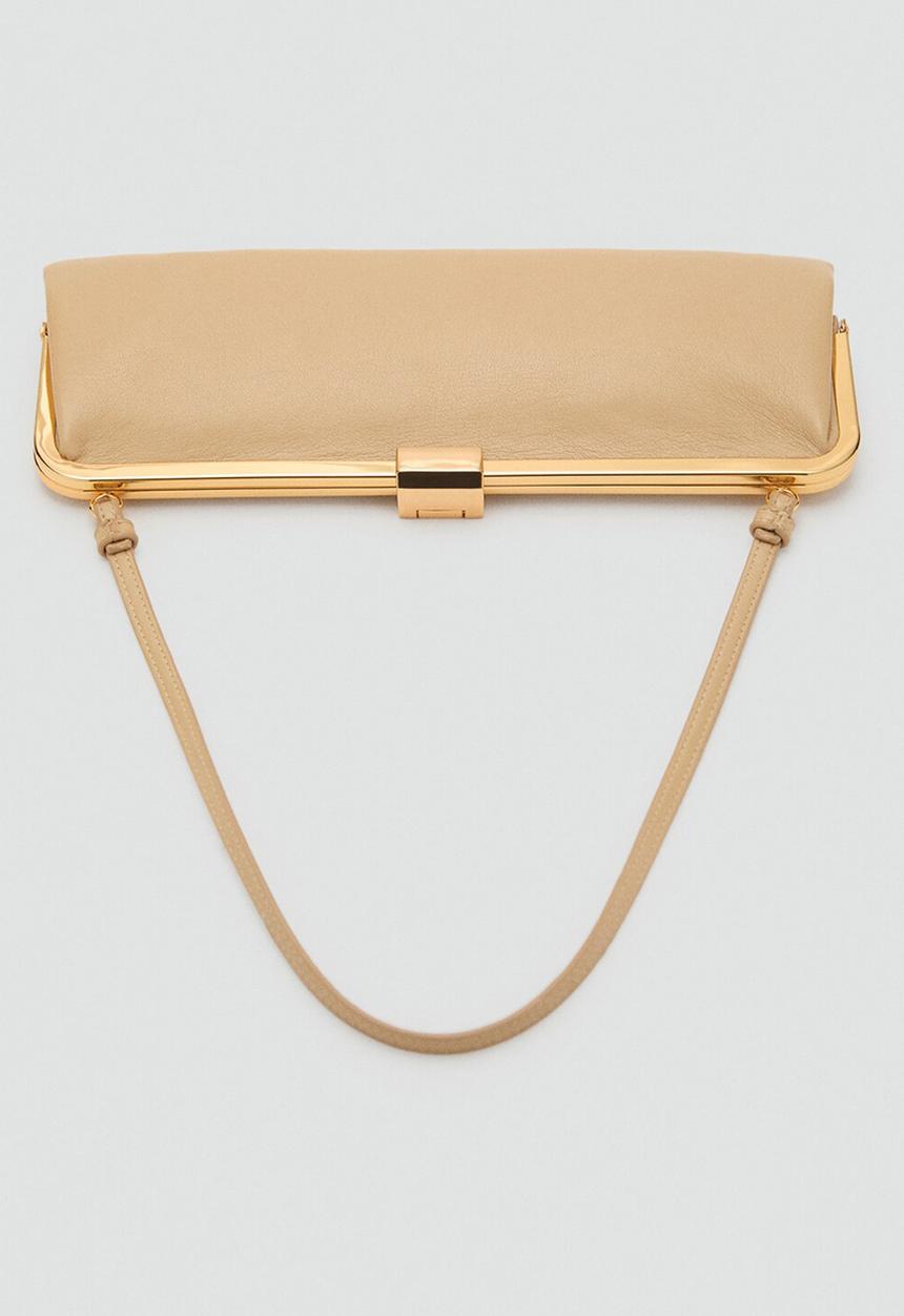 MANGO - Flautin shoulder bag-light yellow