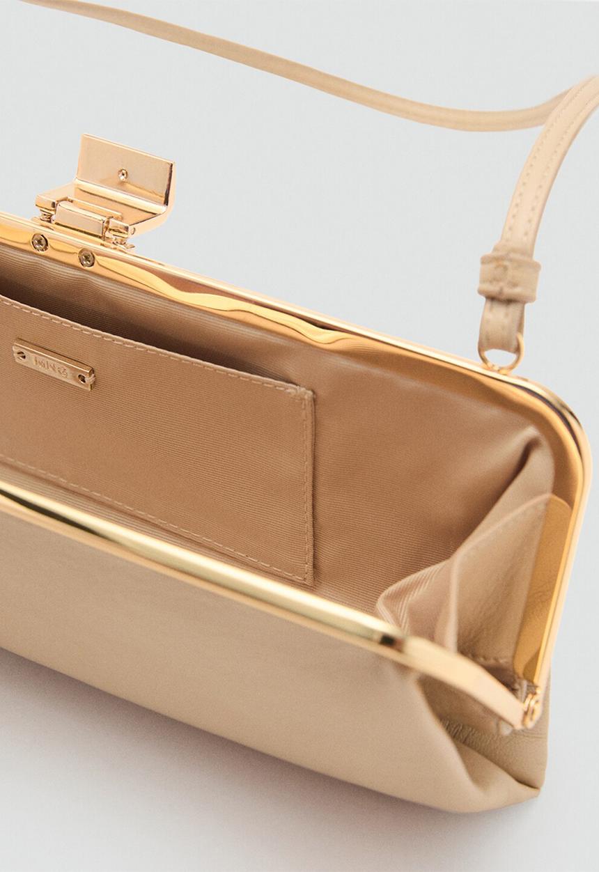 MANGO - Flautin shoulder bag-light yellow