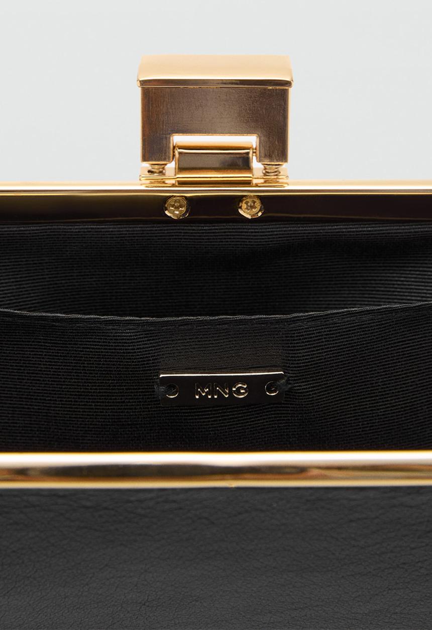 MANGO - Flautin shoulder bag-black