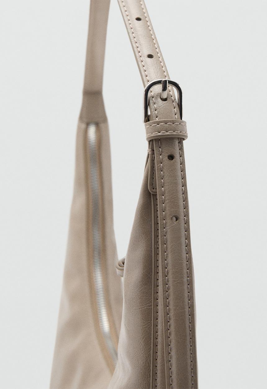 MANGO - Fortuna shoulder bag - light brown