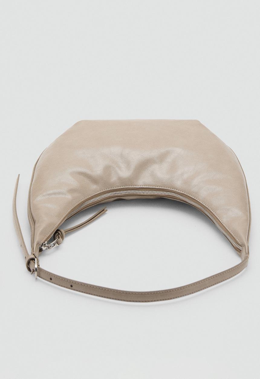 MANGO - Fortuna shoulder bag - light brown