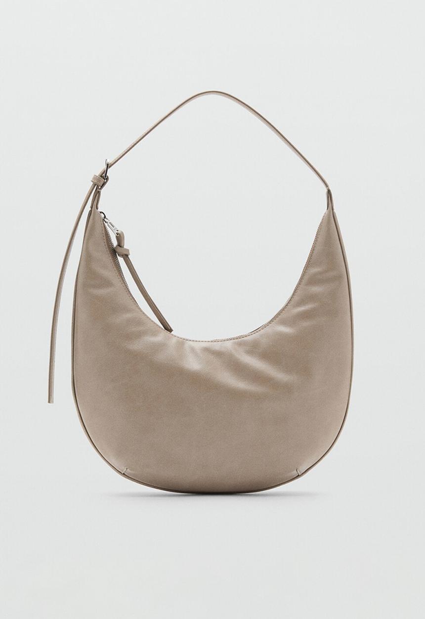 MANGO - Fortuna shoulder bag - light brown