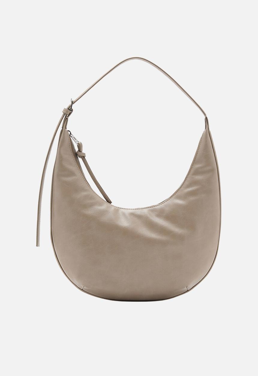 MANGO - Fortuna shoulder bag - light brown