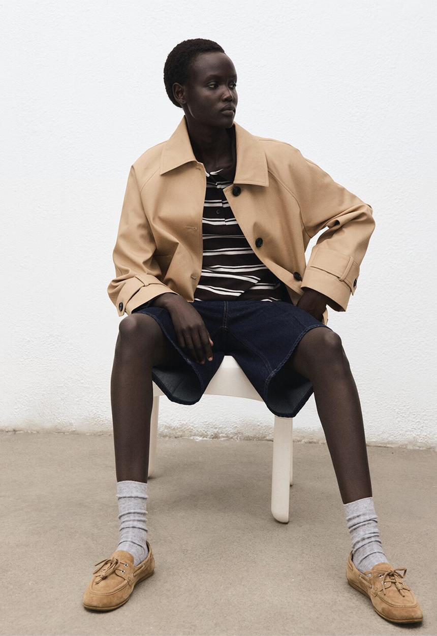 MANGO - Poloshirt austin - brown