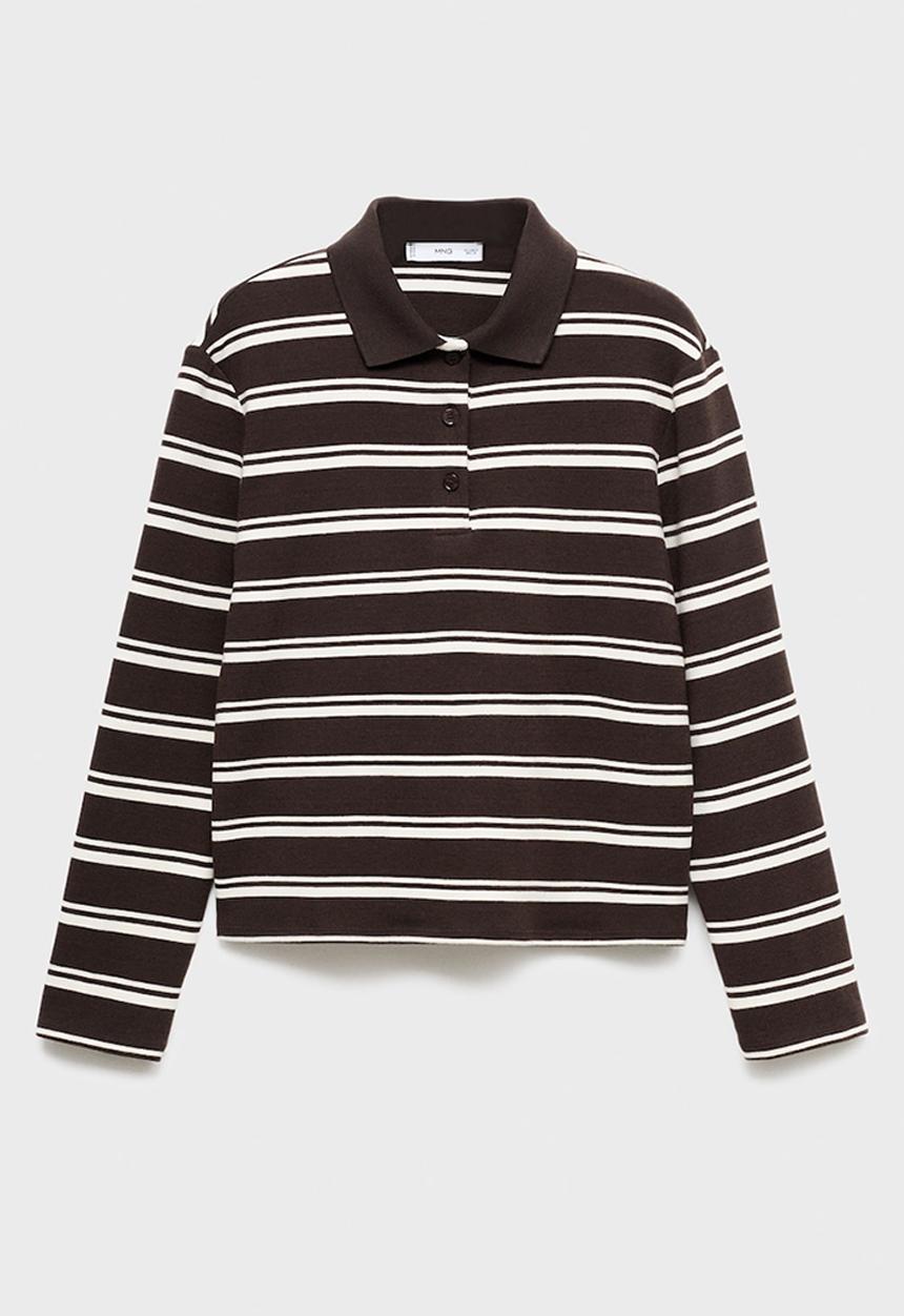 MANGO - Poloshirt austin - brown