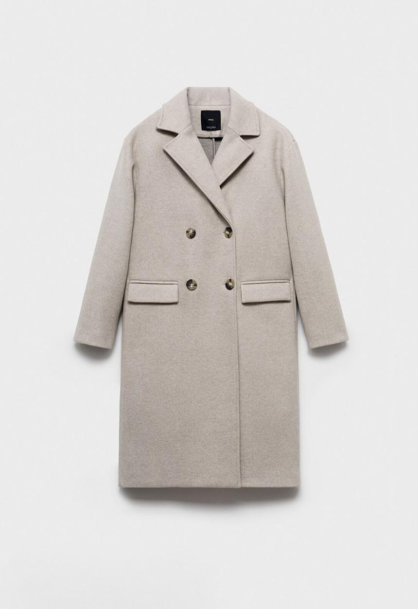 MANGO - Coat tabisa - medium brown