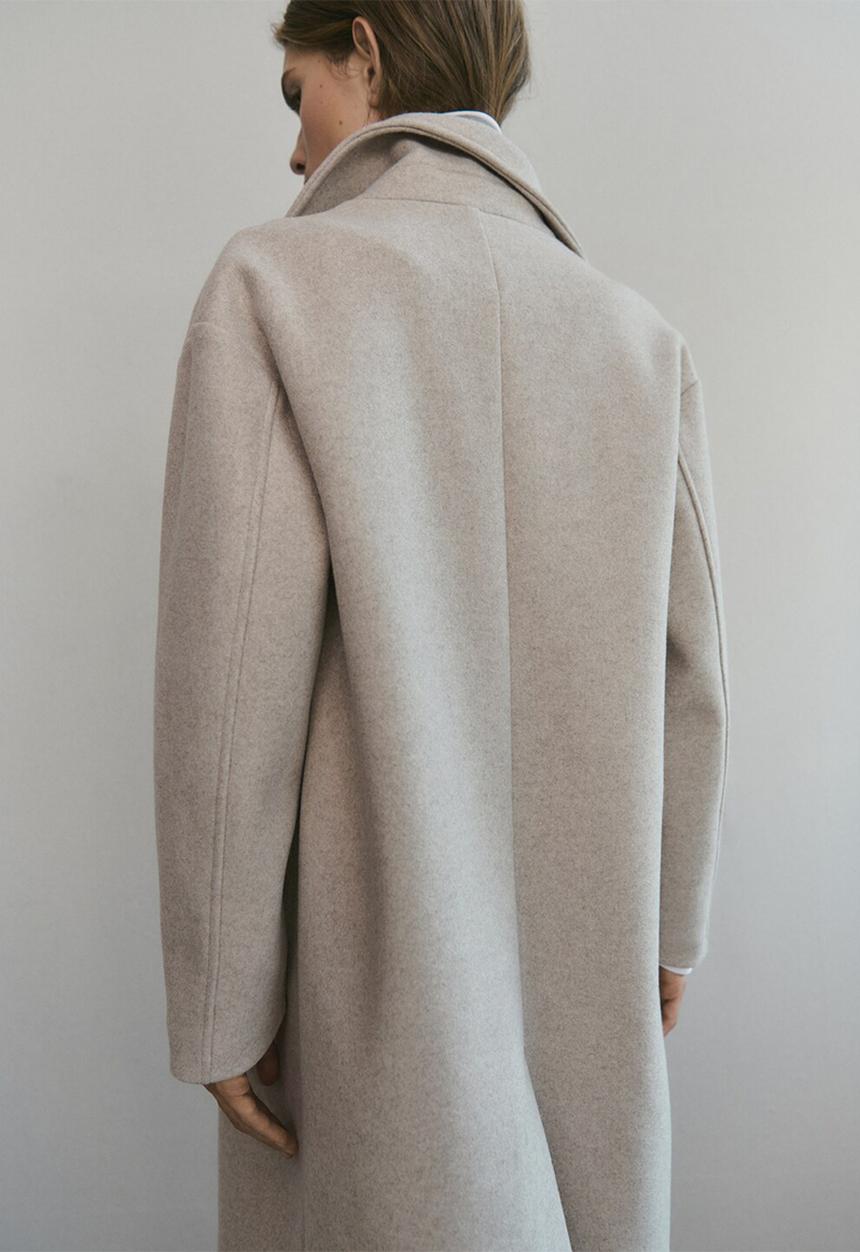 MANGO - Coat tabisa - medium brown