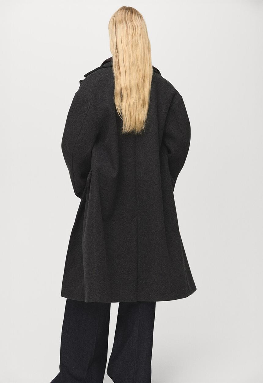 MANGO - Coat tabisa - charcoal
