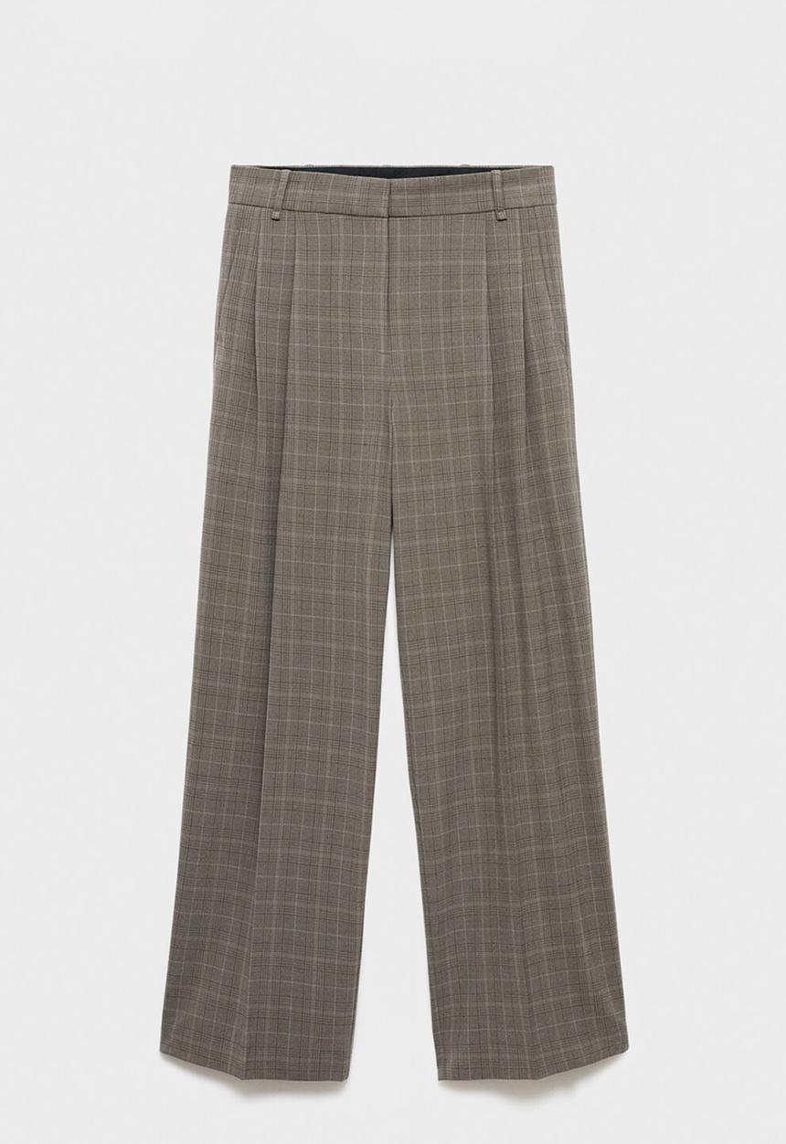 MANGO - Trousers katy - medium brown