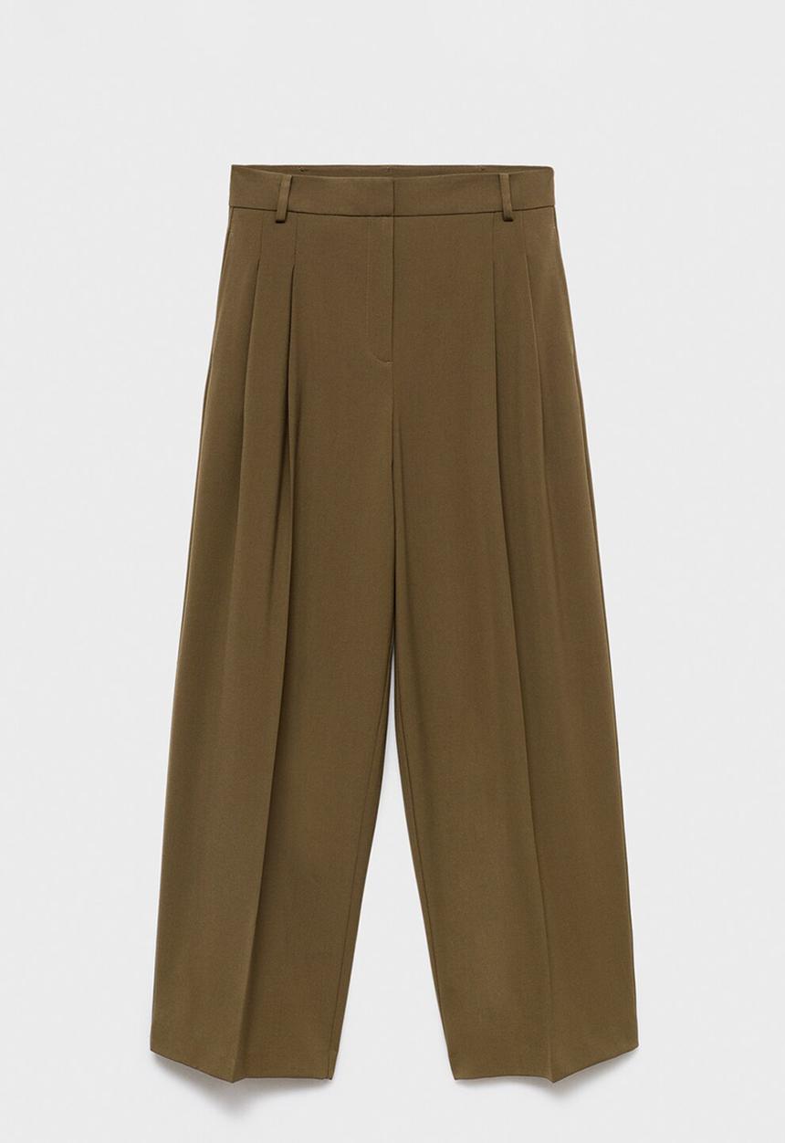 MANGO - Trousers gabriela - beige/khaki