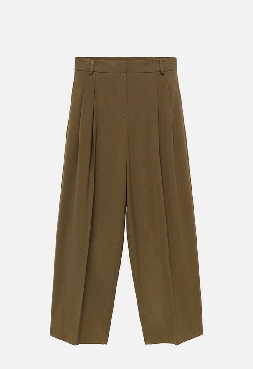 MANGO - Trousers gabriela - beige/khaki