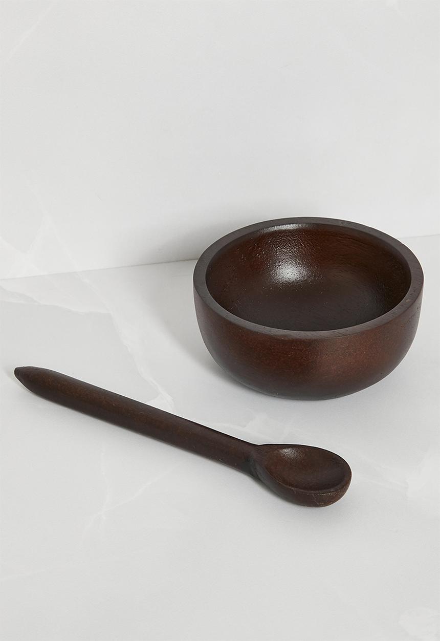 Sixth Floor - Wooden Tapas Bowls set of 3 - Dark Brown