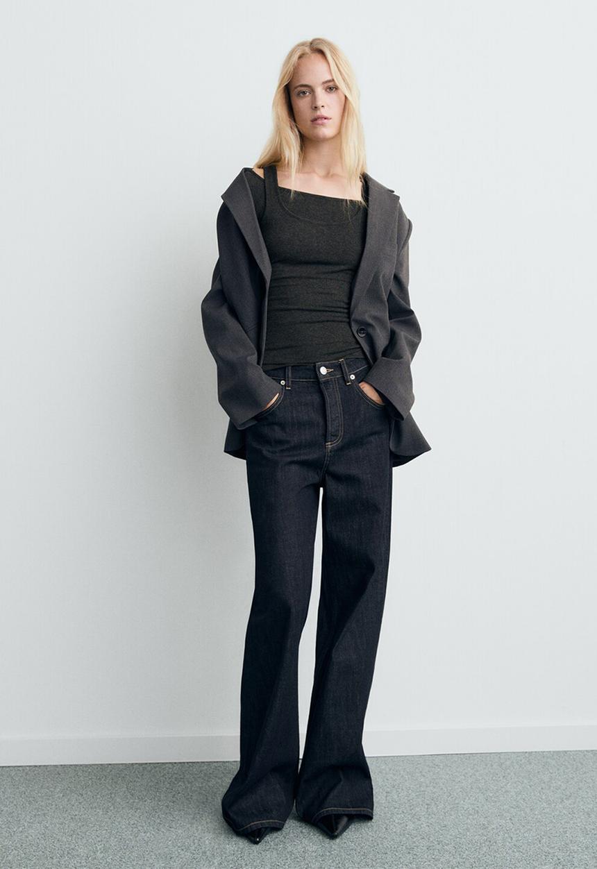 MANGO - Camiseta Belle - Dark Grey