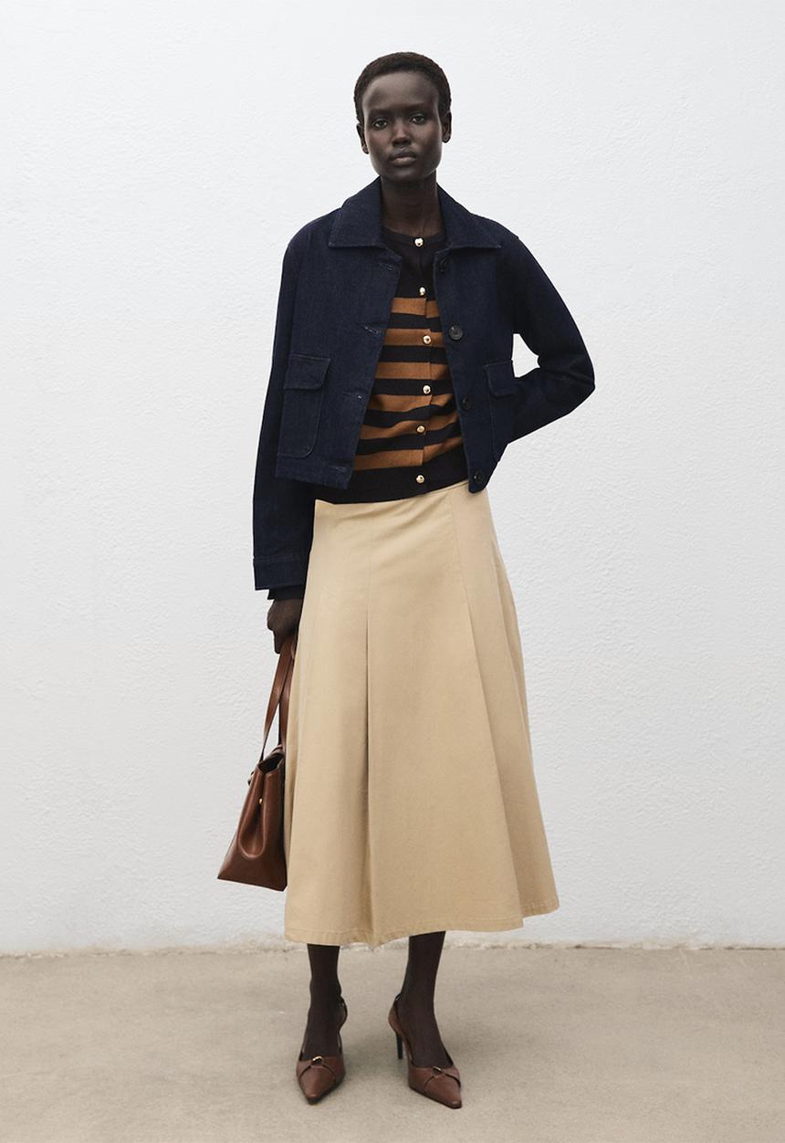 MANGO - Cardigan luccapk - medium brown