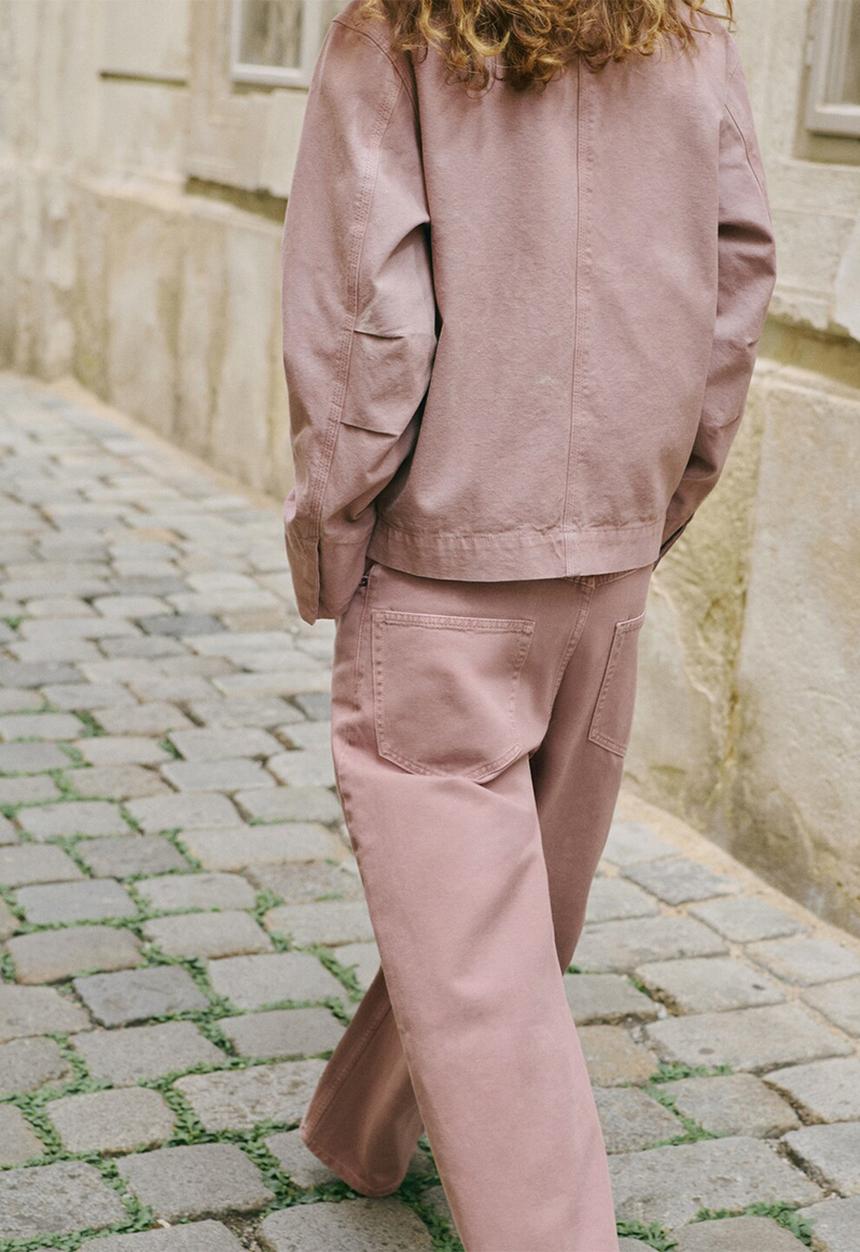 MANGO - Jacket blair - light pastel pink