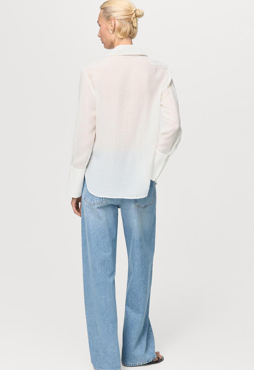 MANGO - Shirt melanie - natural