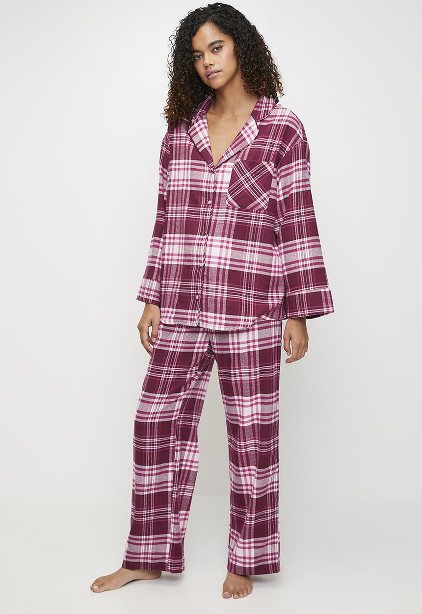 DORINA - Harper loungewear sleep set - red