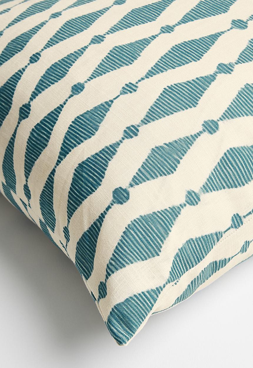 Sixth Floor - Silo printed cushion cover - Blue