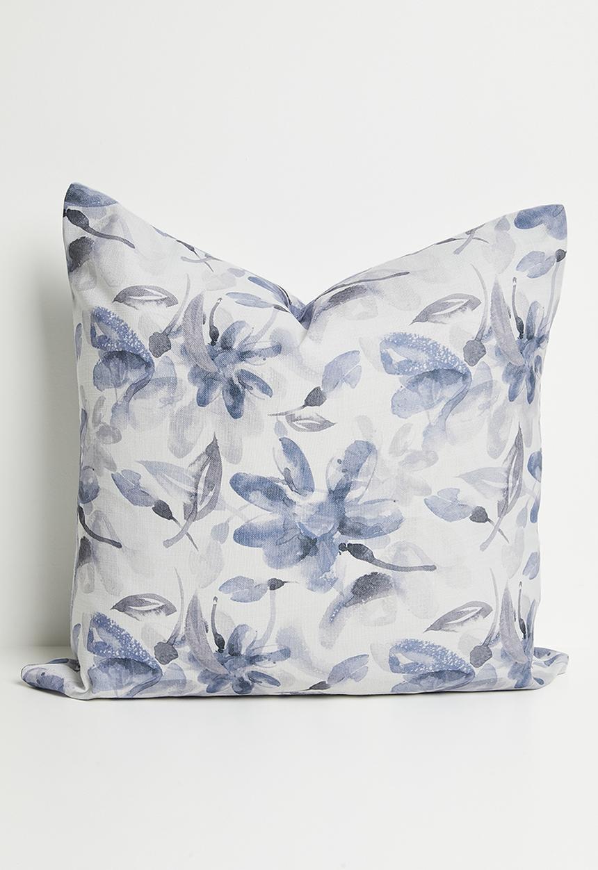 Sixth Floor - Riva printed cushion cover - Blue
