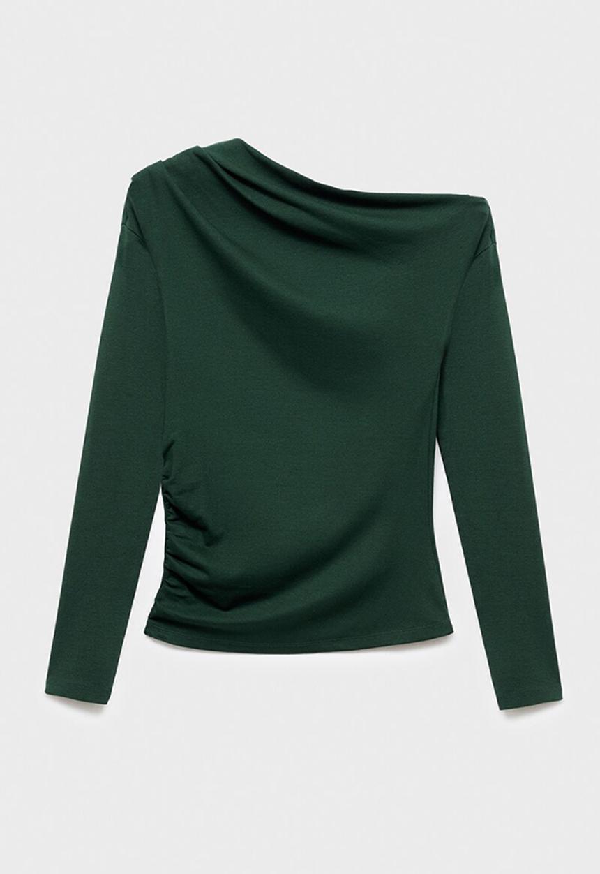 MANGO - Camiseta Lima - Dark Green