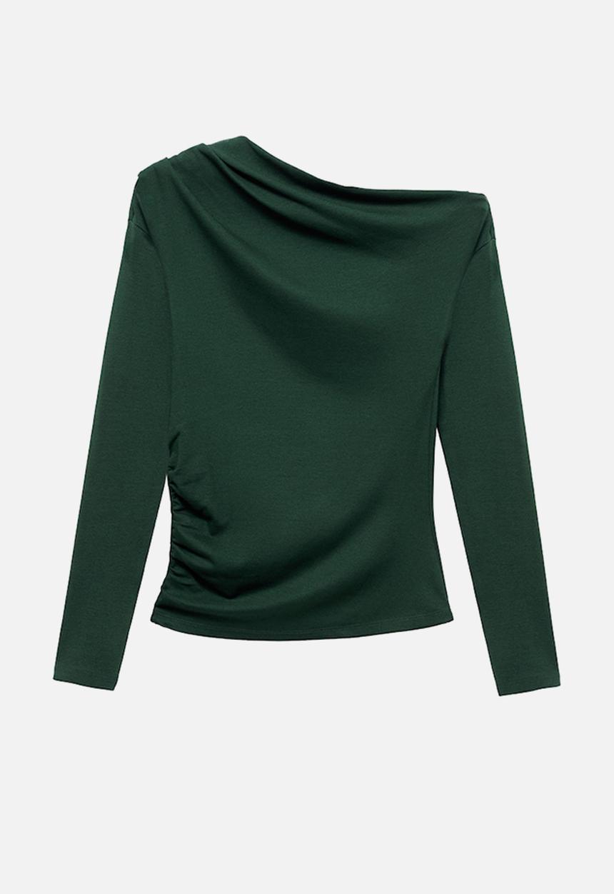 MANGO - Camiseta Lima - Dark Green