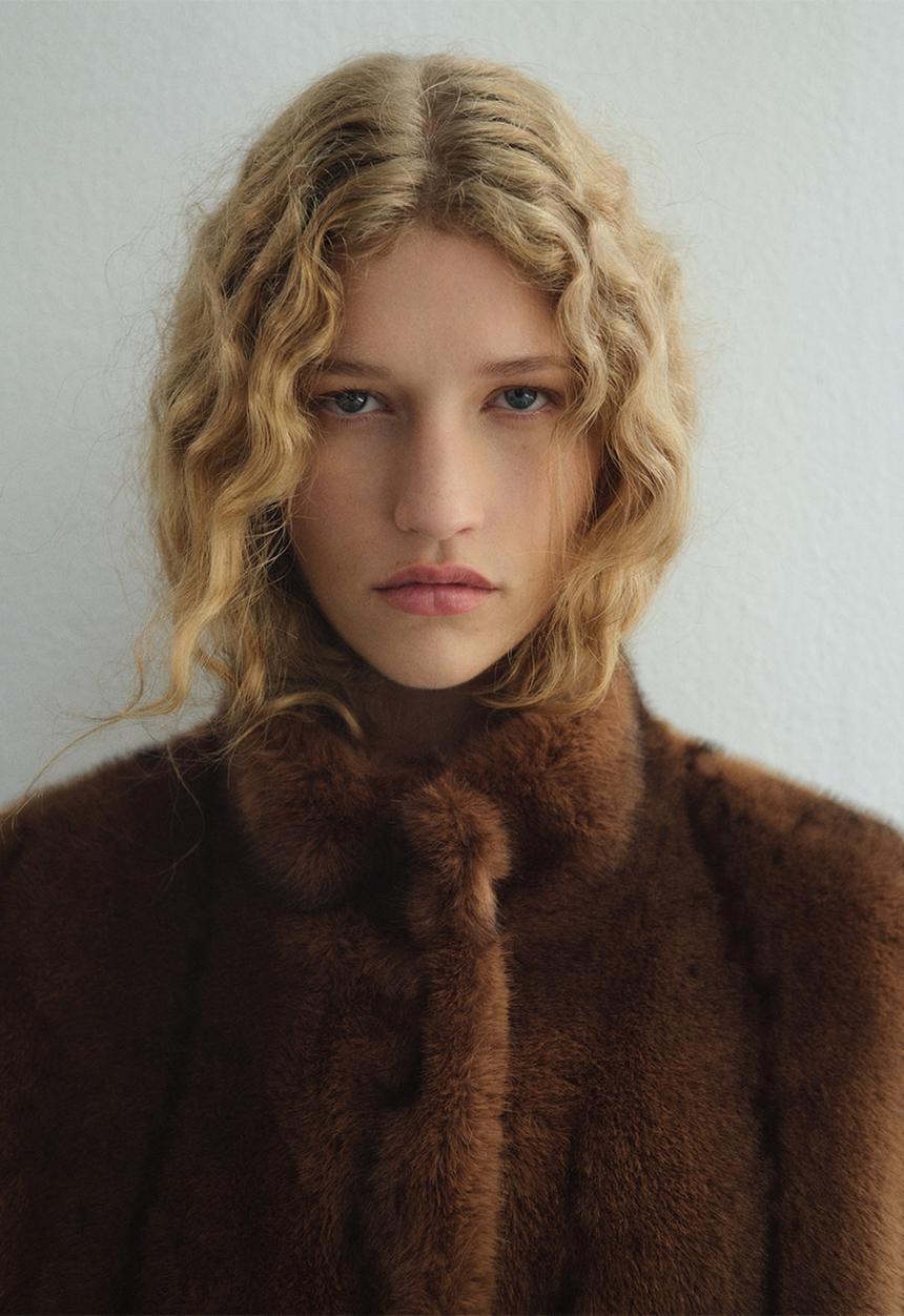 MANGO - Jacket viena - medium brown