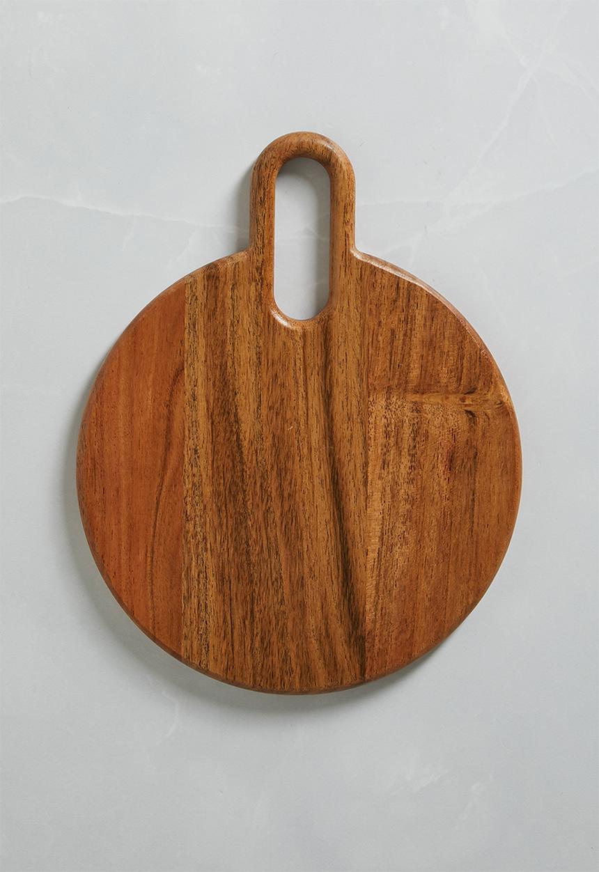 Sixth Floor - Round Wooden Chopping Board - Natural