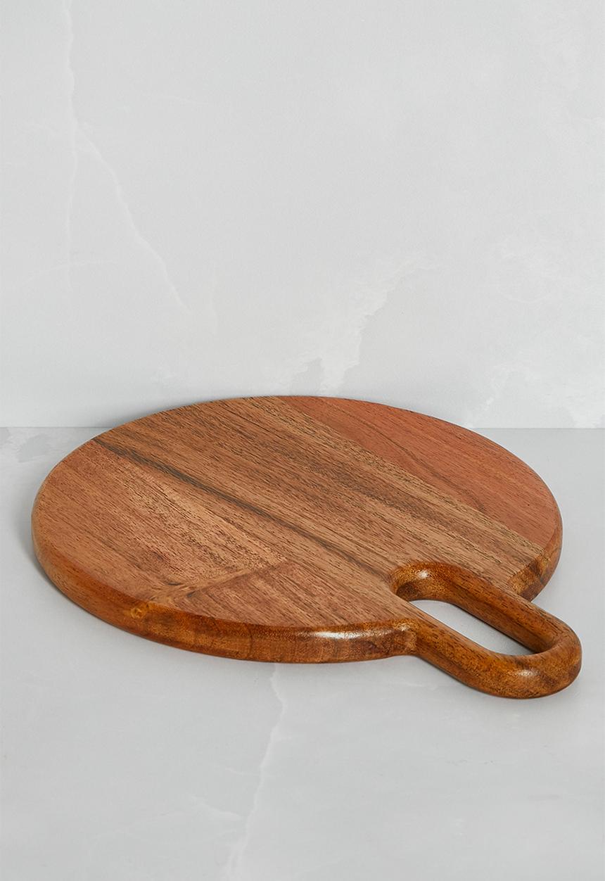 Sixth Floor - Round Wooden Chopping Board - Natural