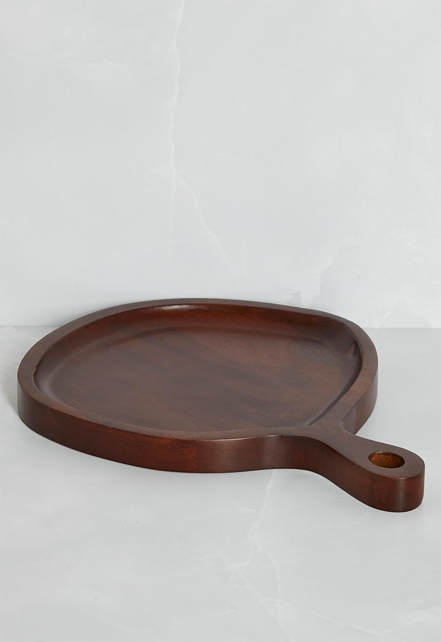 Sixth Floor - Organic Shape Wooden Paddle Platter - Natural