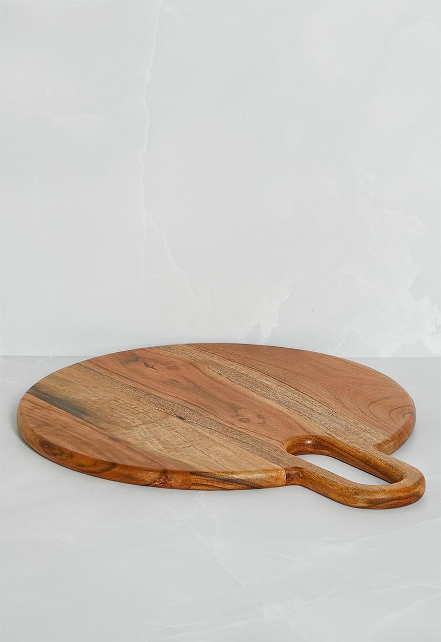 Sixth Floor - Round Wooden Chopping Board - Natural