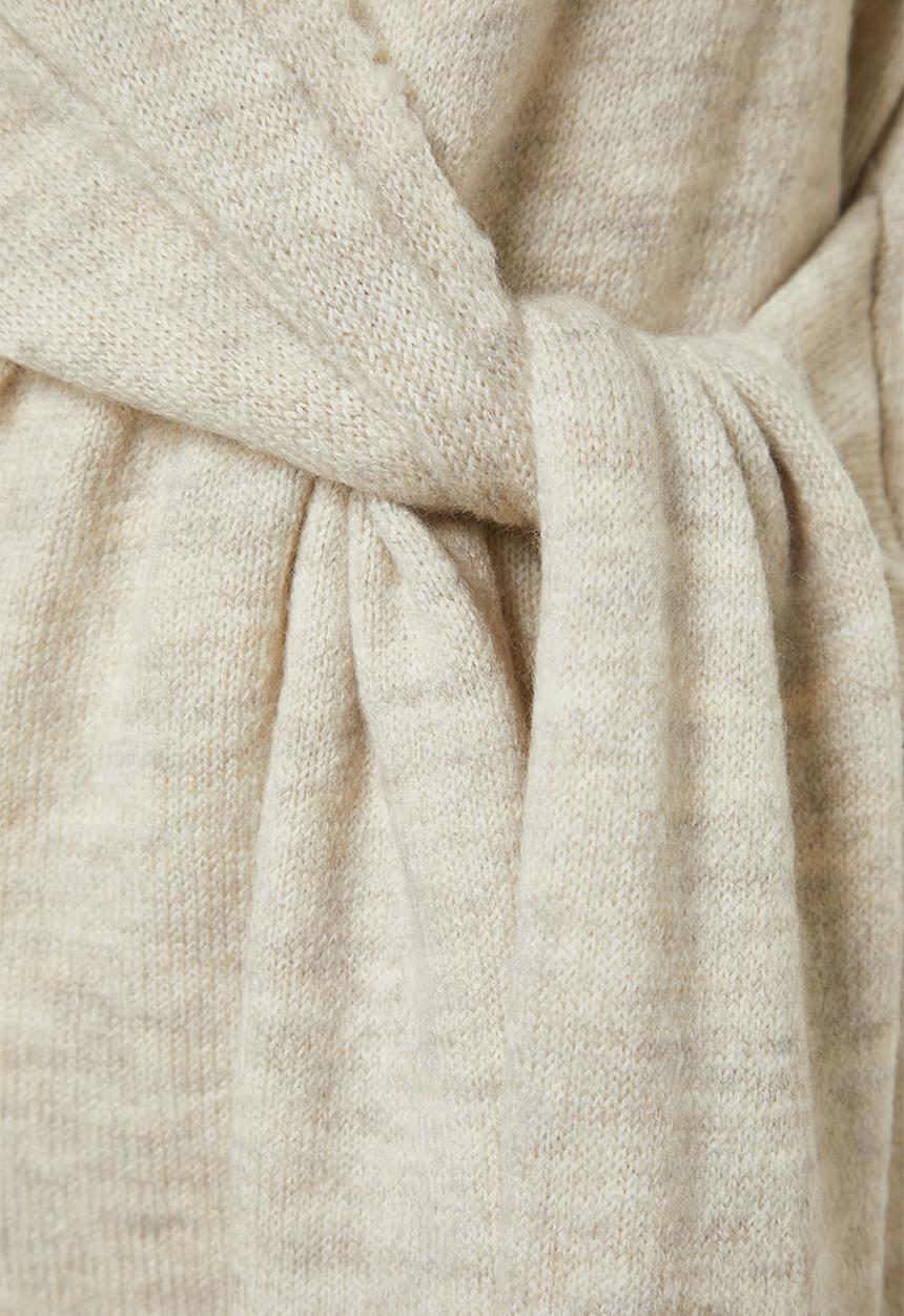 Trendyol - Midi Knit Relaxed Dress - Stone