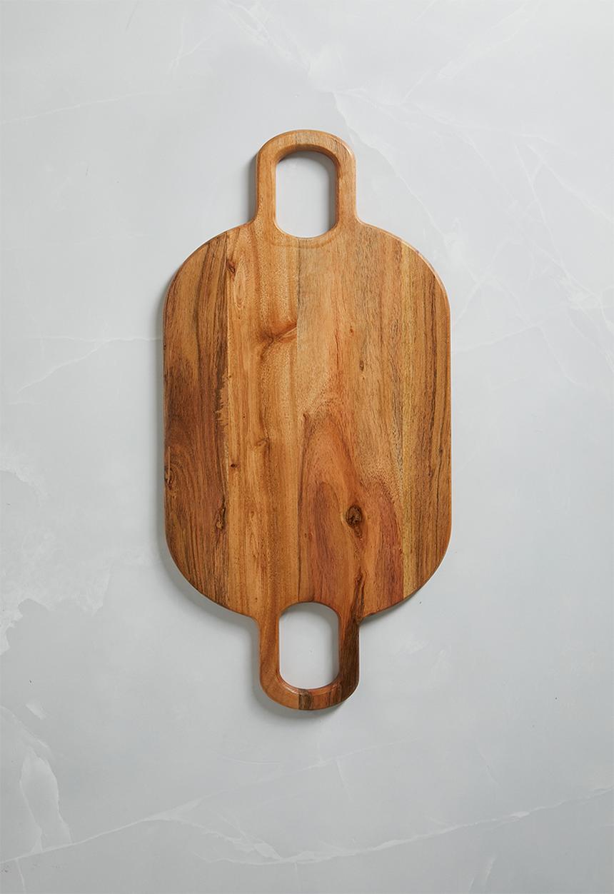 Sixth Floor - Wooden Double Handle Platter - Natural