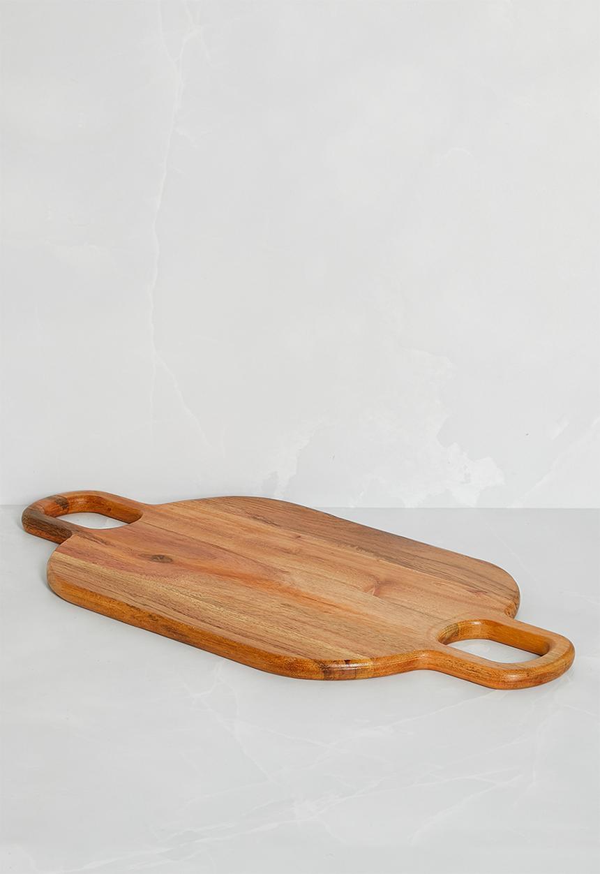 Sixth Floor - Wooden Double Handle Platter - Natural