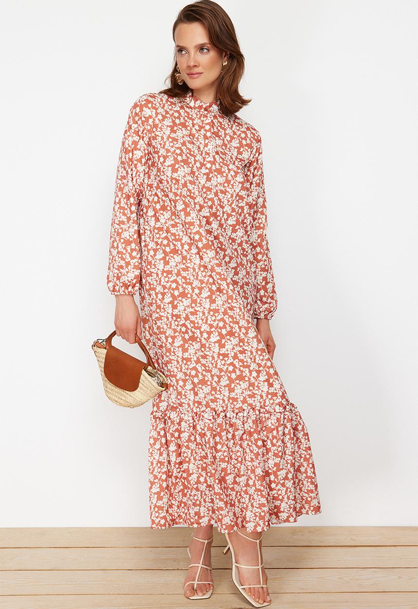 Trendyol - Maxi Aline Woven Dress - Multi Floral