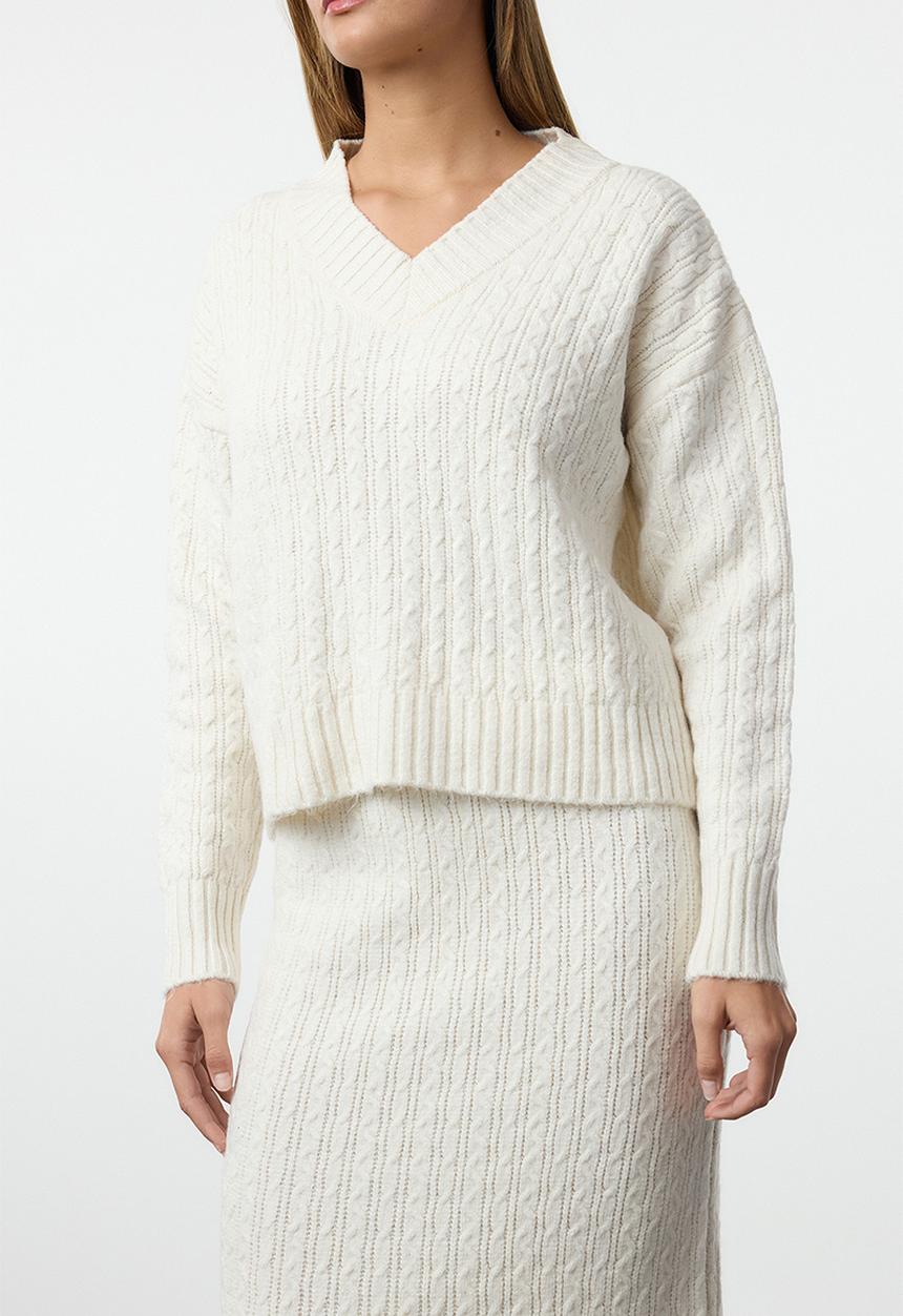 Trendyol - Knitwear Lower-Upper Set  - Stone