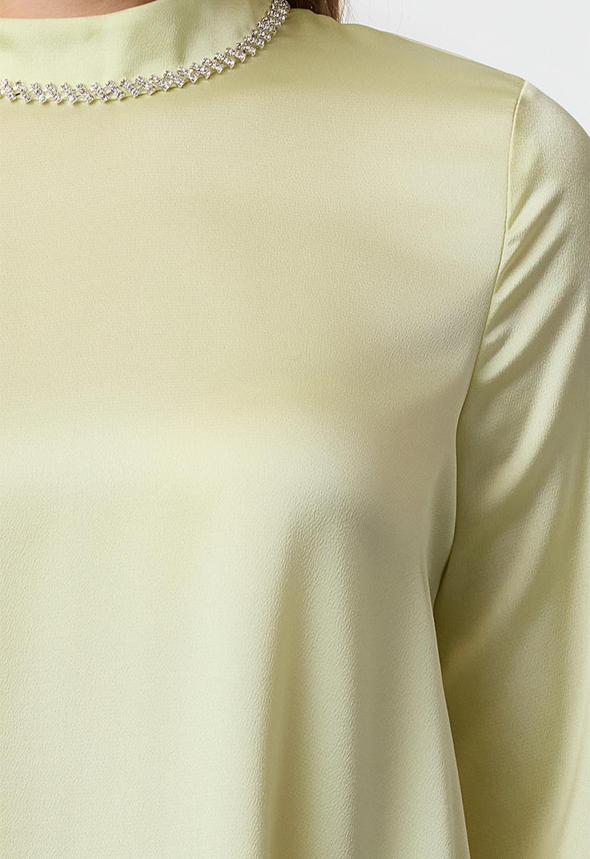 Trendyol - Maxi A line Woven Dress - Light khaki
