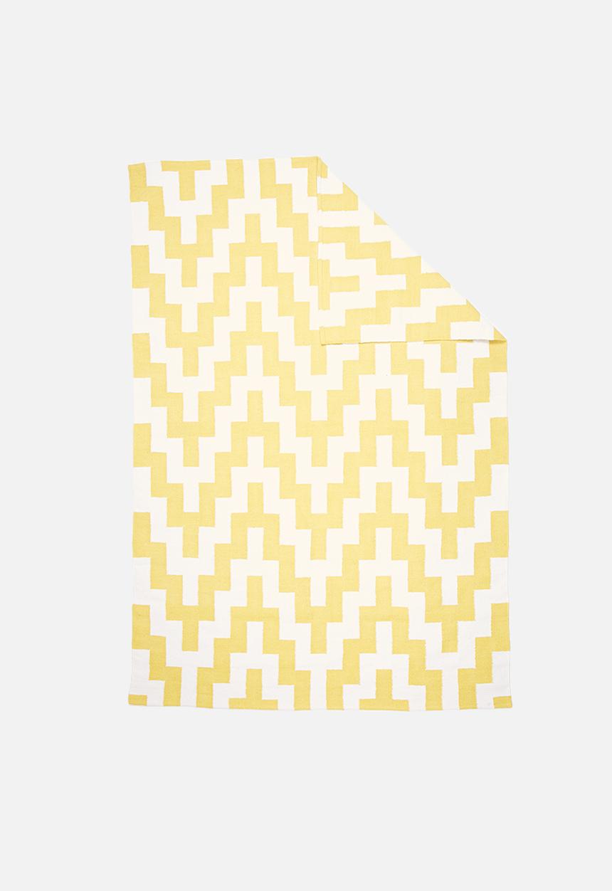 Sixth Floor - Yellow step rug