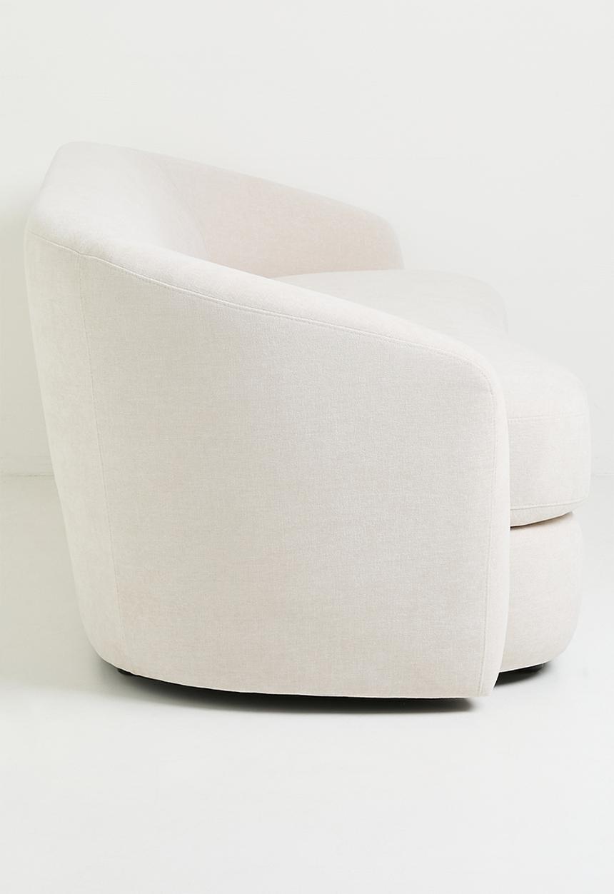Sixth Floor - Annie Curved 3 Seater Sofa - Oatmilk