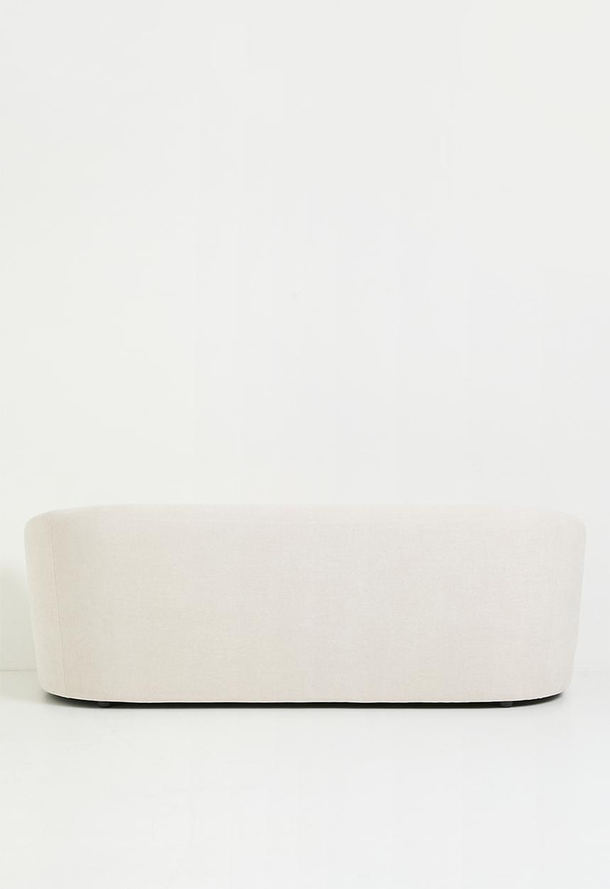 Sixth Floor - Annie Curved 3 Seater Sofa - Oatmilk