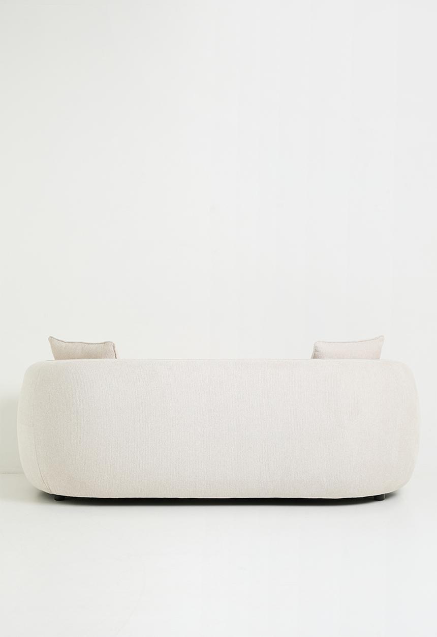 Sixth Floor - Max Curved 3 Seater Sofa - Oatmilk