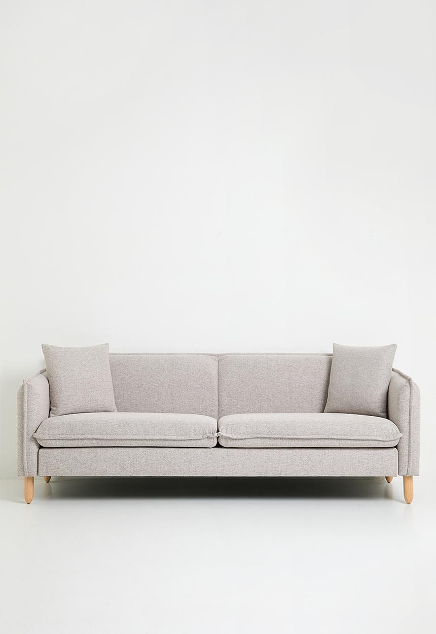 Sixth Floor - Neve 3 Seater Sofa - Stone