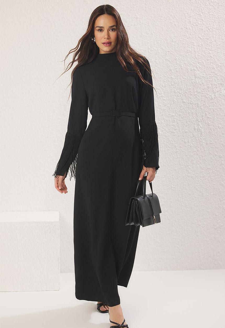 bodycon clubwear dresses Off-Piste Black Velvet Mini Dress With Sheer Sleeves – Club L How to re-dye black Taille:M Brand:Chasing Kate