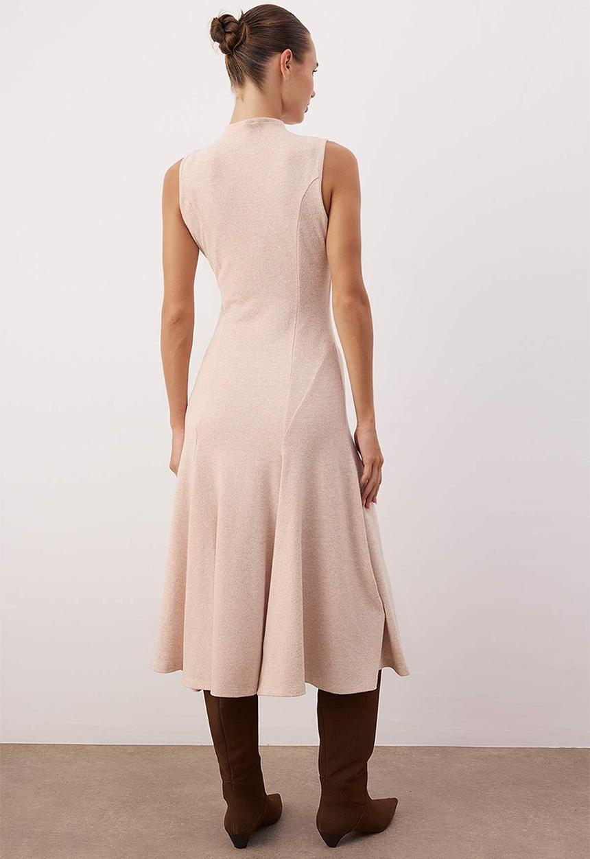 Maxi Aline Knit Dress - Cream