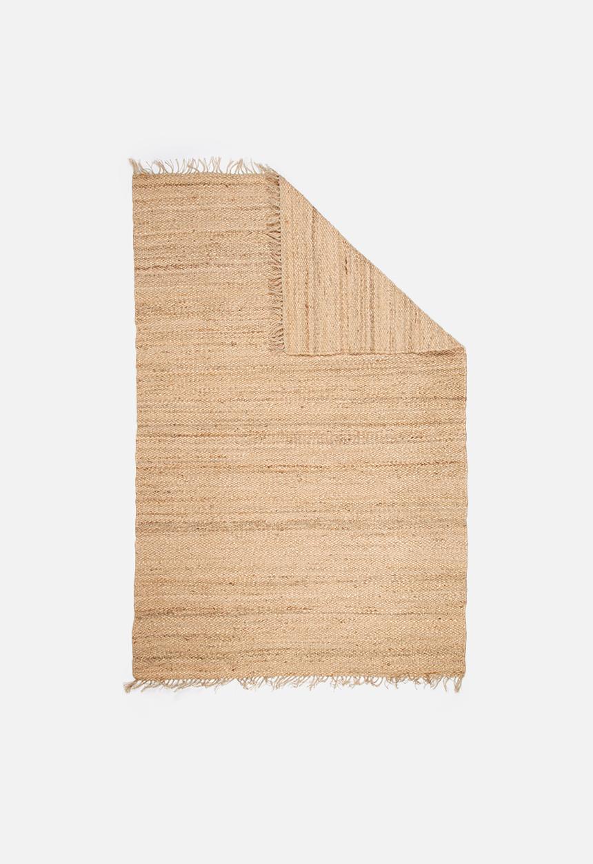 Sixth Floor - Jute plain rug - natural