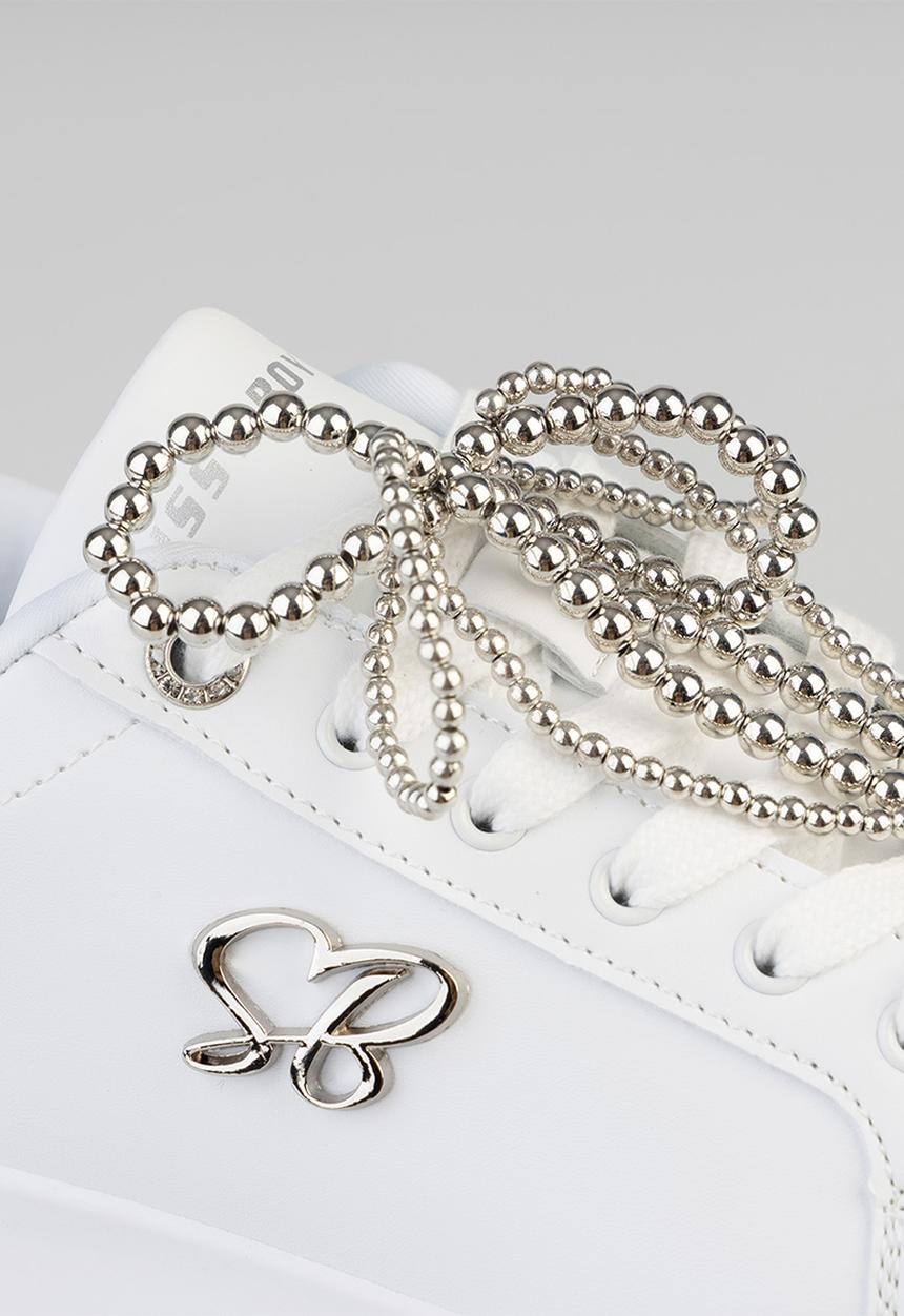 SISSY BOY - Arrival with charms basic SB sneaker - white