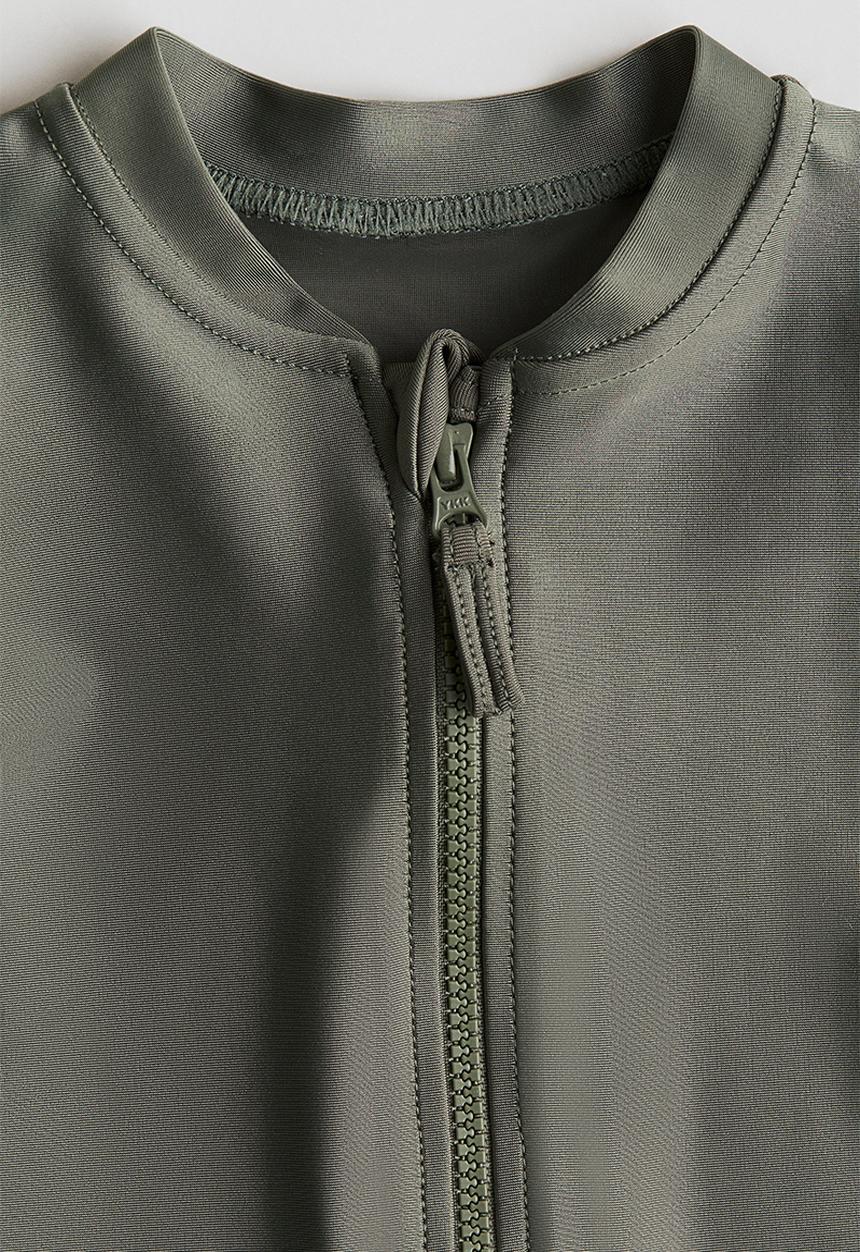 H&M - Swimsuit with upf 50 - khaki green