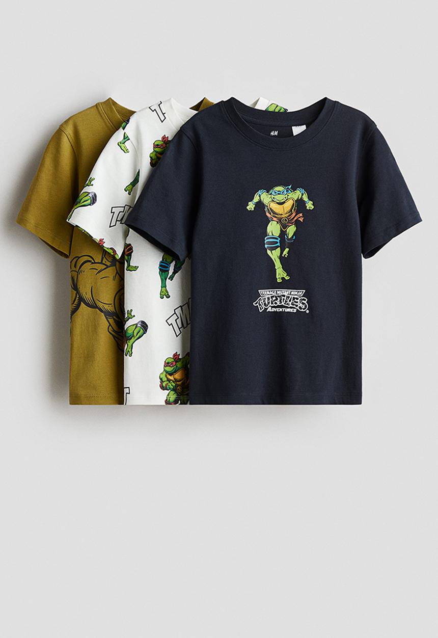 H&M - 3-Pack printed t-shirts - multi
