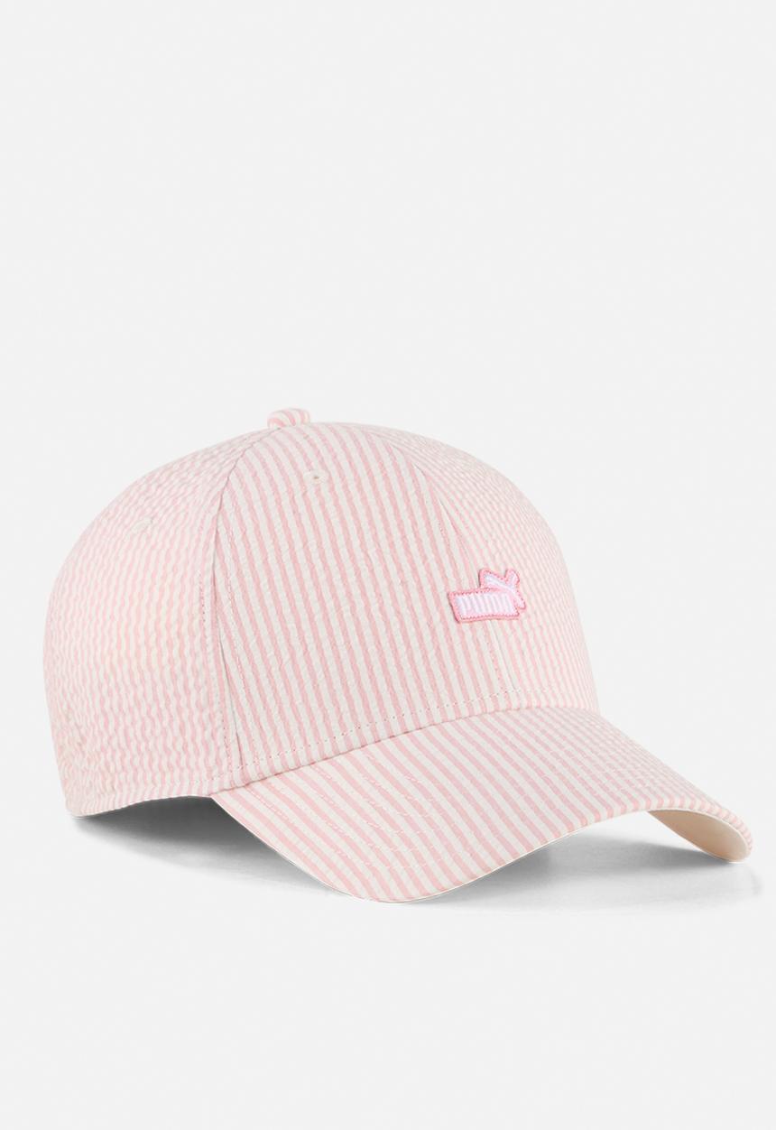 PUMA - Ess No.1 Logo Patch Seersucker BB Cap - Pink