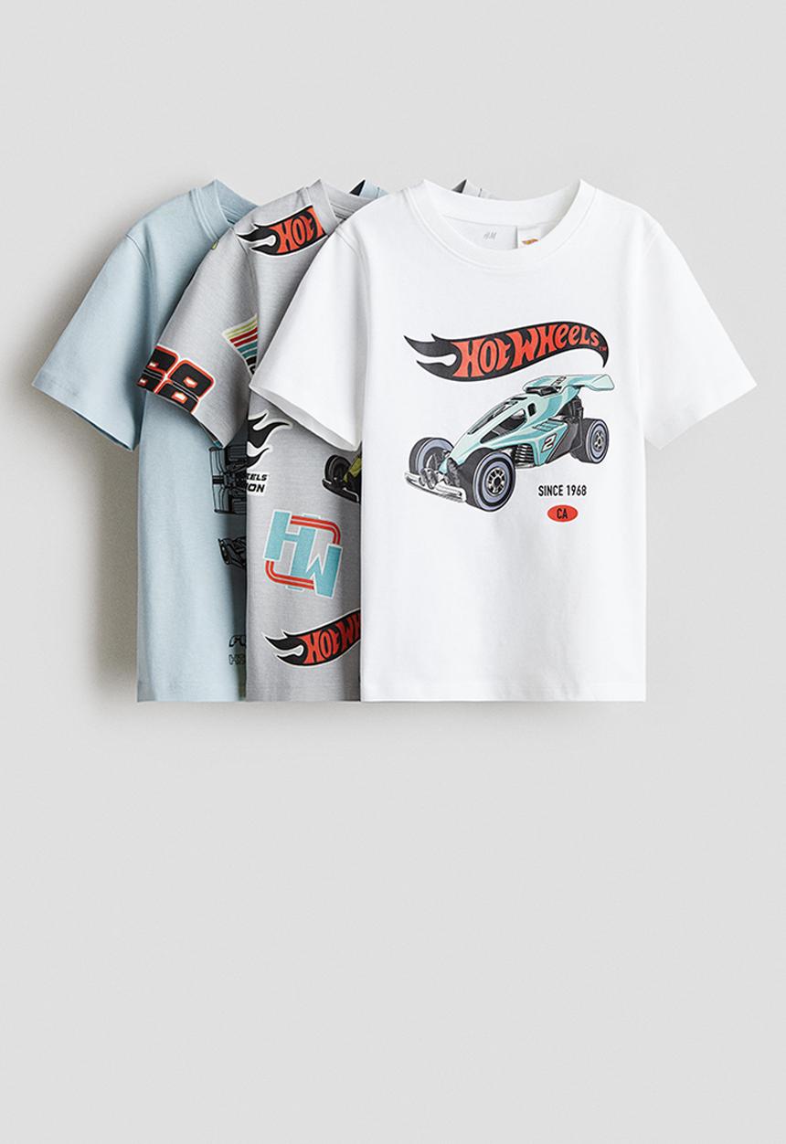 H&M - 3-Pack printed t-shirts - multi